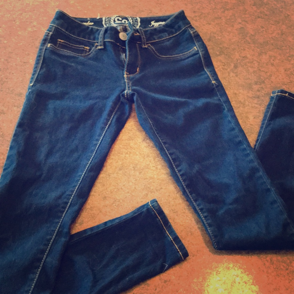 SO Juniors size O dark blue jegging jeans
